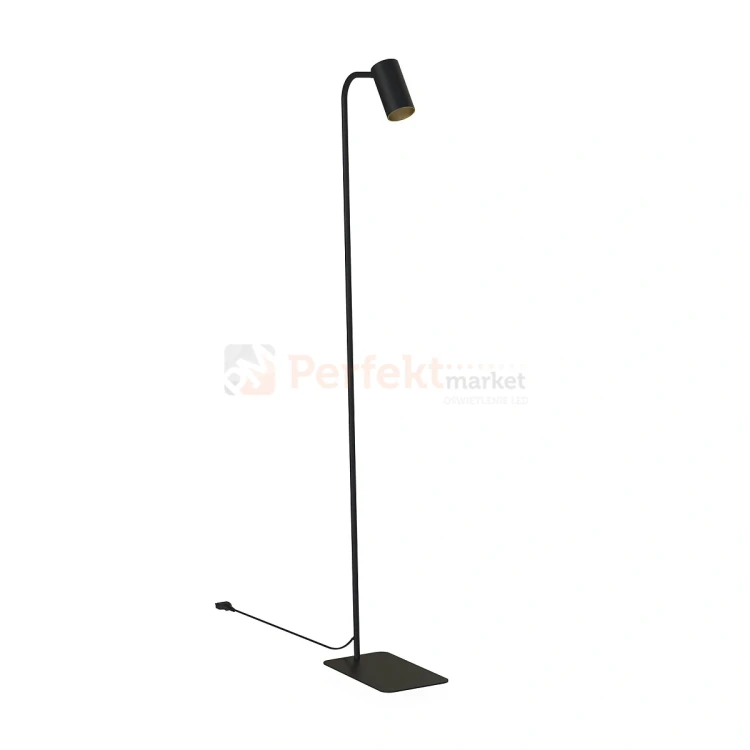 lampa podłogowa stojąca czarno złota MONO 7717 regulowana perfektmarket.webp