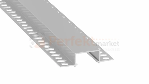 profil LED do szpachlowania GIRO srebrny surowy perfektmarket hurtownia oświetlenia LED.webp