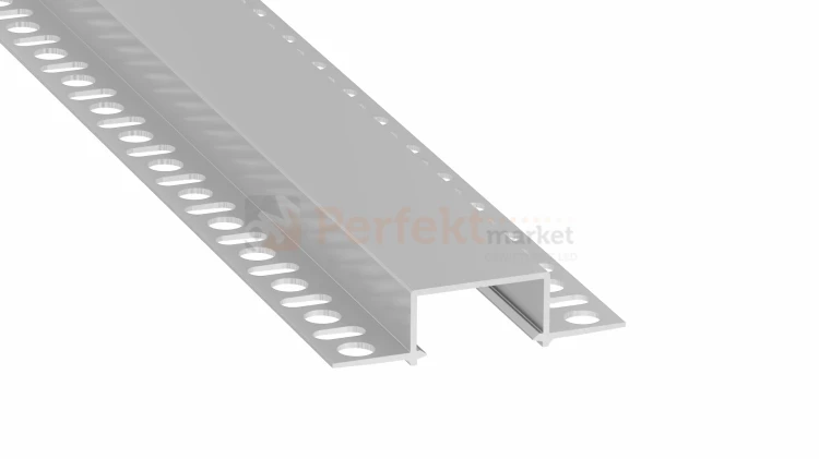 profil LED do szpachlowania GIRO srebrny surowy perfektmarket hurtownia oświetlenia LED.webp