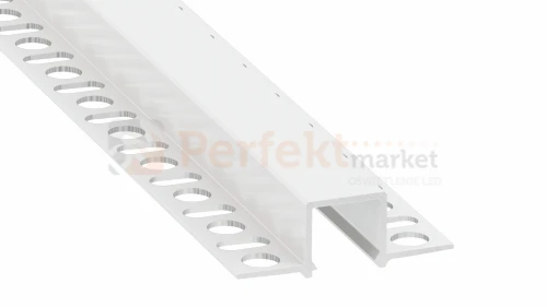 profil do taśm led do szpachlowania z perforacją, biały GAUDI perfektmarket olsztyn hurtownia oświetlenia LED.webp