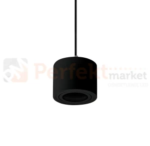 Lampa wisząca AR111 Crosti Sasari RO okrągła czarna