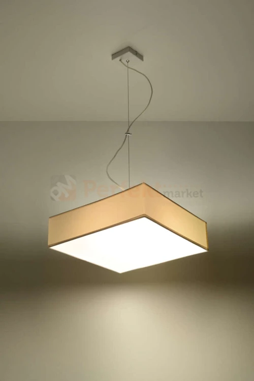 nowoczesna lampa minimal perfektmarket design wisząca sufitowa kwadratowa LED HORUS 35 biała light.jpg