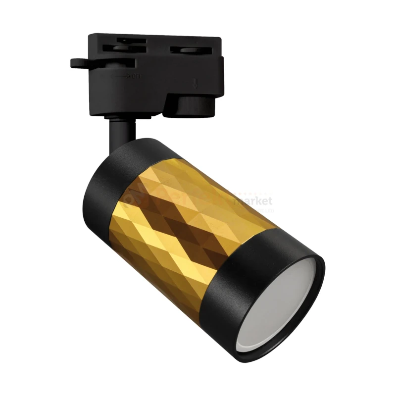 oprawa na szynoprzewód 1f PIANO TRA GU10 GOLD-BLACK ideus wymiary perfektmarket.webp