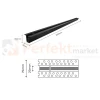 Milagro szynoprzewódmagnetyczny podtynkowy 48V 2m czarny ML9650 wymiar perfektmarket.webp