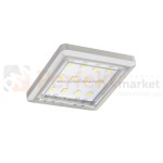 Oprawa meblowa LED kwadratowa olk-4-d 12V 2.5W srebrna perfektmarket oswietlenie