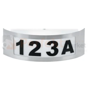 Oprawa elewacyjna z numerami  kinkiet Rono E27 IP54  inox 309792