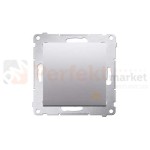 DW6.01/43 Simon 54 Łącznik krzyżowy srebrny mat metalizowany bez ramki perfektmarket