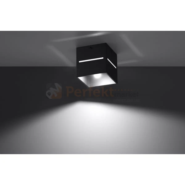 lampa_sufitowa czarny nowoczesna minimalizm perfektmarket design lampa sufitowa kwadratowa plafon LED lobo czarna perfektmarket SL.0207
