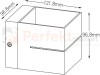 Lampa ścienna led oświetlenie_led kinkiet lampa_scienna wymiary rozmiar rozmiary cube kwadratowy transfer wl 2 91067 black wall Zuma Line perfektmarket.jpg