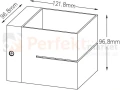 Lampa ścienna led oświetlenie_led kinkiet lampa_scienna wymiary rozmiar rozmiary cube kwadratowy transfer wl 2 91067 black wall Zuma Line perfektmarket.jpg