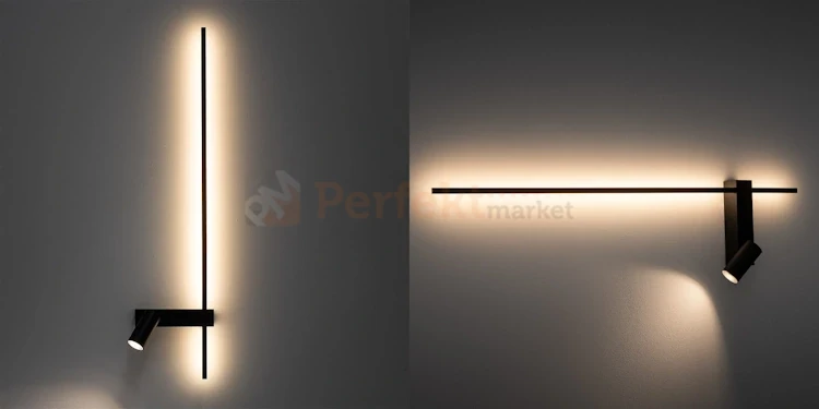 Lampa ścienna kinkiet regulowany EASY LED RIGHT BLACK czarny podwójny Nowodvorski 11426 montaż perfektmarket.webp