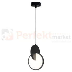 Light Prestige lampa wisząca Circlo 1 LED 8W 843lm CCT IP20 czarna LP-1311/1P BK