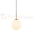 Lampa wisząca nowoczesna biała kula 20cm DEORE czarny, brąz antyczny Italux 2 perfektmarket.webp
