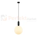 Lampa wisząca ALDEVA kula 30 cm szklana PND-02340-1L-BK Italux perfektmarket.webp