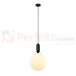 Lampa wisząca ALDEVA kula 30 cm szklana PND-02340-1L-BK Italux perfektmarket.webp