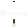 Lampa wisząca ALDEVA kula 15 cm szklana PND-02340-1S-BK Italux 1 perfektmarket.webp