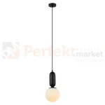 Lampa wisząca ALDEVA kula 15 cm szklana PND-02340-1S-BK Italux 1 perfektmarket.webp