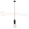Lampa wisząca ALDEVA kula 15 cm szklana PND-02340-1S-BK Italux perfektmarket.webp
