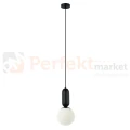 Lampa wisząca ALDEVA kula 15 cm szklana PND-02340-1S-BK Italux perfektmarket.webp