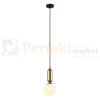 Lampa wisząca ALDEVA mosiądz kula 15 cm szklana PND-02340-1S-BRO Italux 1 perfektmarket.webp