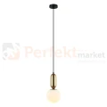 Lampa wisząca ALDEVA mosiądz kula 15 cm szklana PND-02340-1S-BRO Italux 1 perfektmarket.webp
