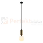 Lampa wisząca ALDEVA mosiądz kula 15 cm szklana PND-02340-1S-BRO Italux 1 perfektmarket.webp