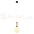 Lampa wisząca ALDEVA mosiądz kula 20 cm szklana PND-02340-1M-BRO Italux 1 perfektmarket.webp