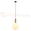 Lampa wisząca ALDEVA kula 30 cm szklana  czarna mosiądz PND-02340-1L-BRO Italux 1 perfektmarket.webp