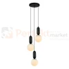 Lampa wisząca ALDEVA szklane kule czarna PND-02340-3S-BK Italux 1 perfektmarket.webp