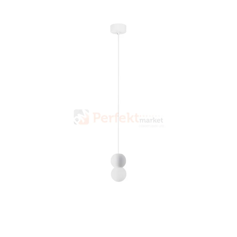 Lampa wisząca LE44659 IBAGUE szklana kula beton G9 Luces Exclusivas Nova Luce ZERO 9577017 wymiary perfektmarket.webp