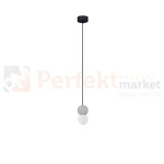 Lampa wisząca LE44660 IBAGUE szklana kula beton surowy G9 Luces Exclusivas Nova Luce ZERO 9577018 wymiary perfektmarket.webp