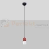 Lampa wisząca LE44661 IBAGUE szklana kula beton czerwony G9 Luces Exclusivas Nova Luce ZERO 9577019 3 perfektmarket.webp