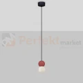 Lampa wisząca LE44661 IBAGUE szklana kula beton czerwony G9 Luces Exclusivas Nova Luce ZERO 9577019 4 perfektmarket.webp