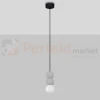 Lampa wisząca LE44663 IBAGUE szklana kula beton surowy G9 Luces Exclusivas Nova Luce ZERO 9577021 2 perfektmarket.webp
