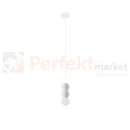 Lampa wisząca LE44662 IBAGUE szklana kula beton biały G9 Luces Exclusivas Nova Luce ZERO 9577020 perfektmarket.webp
