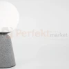 Lampa stołowa IBAGUE biała kula beton LE42064 Luces Exclusivas Nova Luce ZERO 9577010 1 perfektmarket.webp