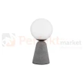 Lampa stołowa IBAGUE biała kula beton LE42064 Luces Exclusivas Nova Luce ZERO 9577010 perfektmarket.webp