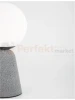 Lampa stołowa IBAGUE biała kula beton LE42064 Luces Exclusivas Nova Luce ZERO 9577010 4 perfektmarket.webp