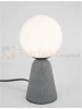 Lampa stołowa IBAGUE biała kula beton LE42064 Luces Exclusivas Nova Luce ZERO 9577010 6 perfektmarket.webp