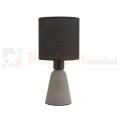 Lampa stołowa IBAGUE betonowa czarny klosz LE42967  Luces Exclusivas Nova Luce ZERO 9577161 perfektmarket.webp