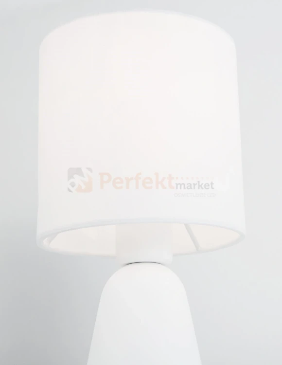 Lampa stołowa IBAGUE betonowa biały klosz LE42968 Luces Exclusivas 1 perfektmarket.webp