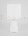 Lampa stołowa IBAGUE betonowa biały klosz LE42968 Luces Exclusivas 5 perfektmarket.webp