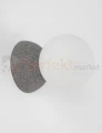 Lampa ścienna kinkiet betonowy IBAGUE szklana kula LE42060 Luces Exclusivas Nova Luce Zero 9577012 6 perfektmarket.webp