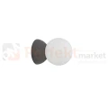 Lampa ścienna kinkiet betonowy IBAGUE szklana kula LE42060 Luces Exclusivas Nova Luce Zero 9577012 perfektmarket.webp
