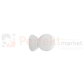 Lampa ścienna kinkiet betonowy biały IBAGUE szklana kula LE42061 Luces Exclusivas Nova LUCE ZERO 9577013 perfektmarket.webp