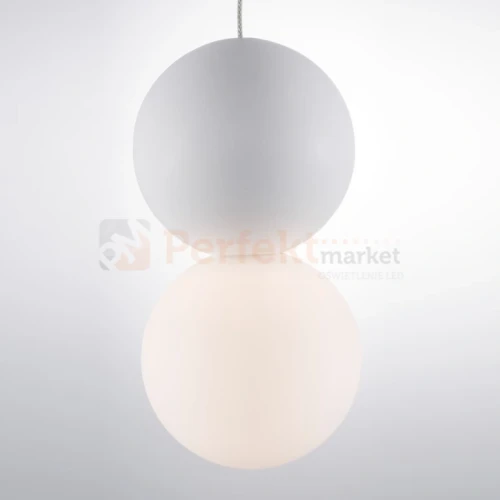 Lampa wisząca LE44663 IBAGUE szklana kula biały beton 10cm G9 Luces Exclusivas Nova LUCE ZERO 9704192 5 perfektmarket.webp