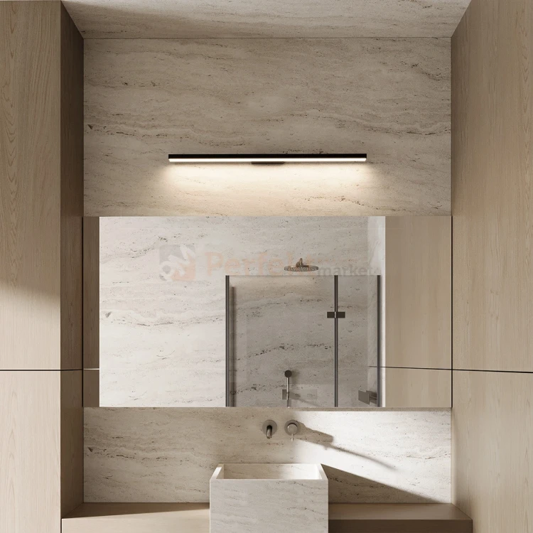 Kinkiet łazienkowy LED IP44 AQUA 42 cm czarny IP44 CCT Light Prestige LP-987 1W S BK 1 perfektmarket.webp