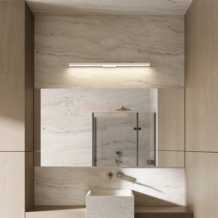 Kinkiet łazienkowy LED IP44 AQUA biały 92 cm IP44 CCT Light Prestige LP-987-1W L WH 1 perfektmarket.webp