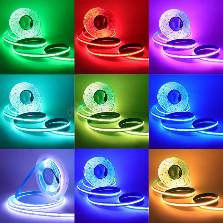 taśma LED COB RGBCCT 24V liniowa kolory perfektmarket.webp