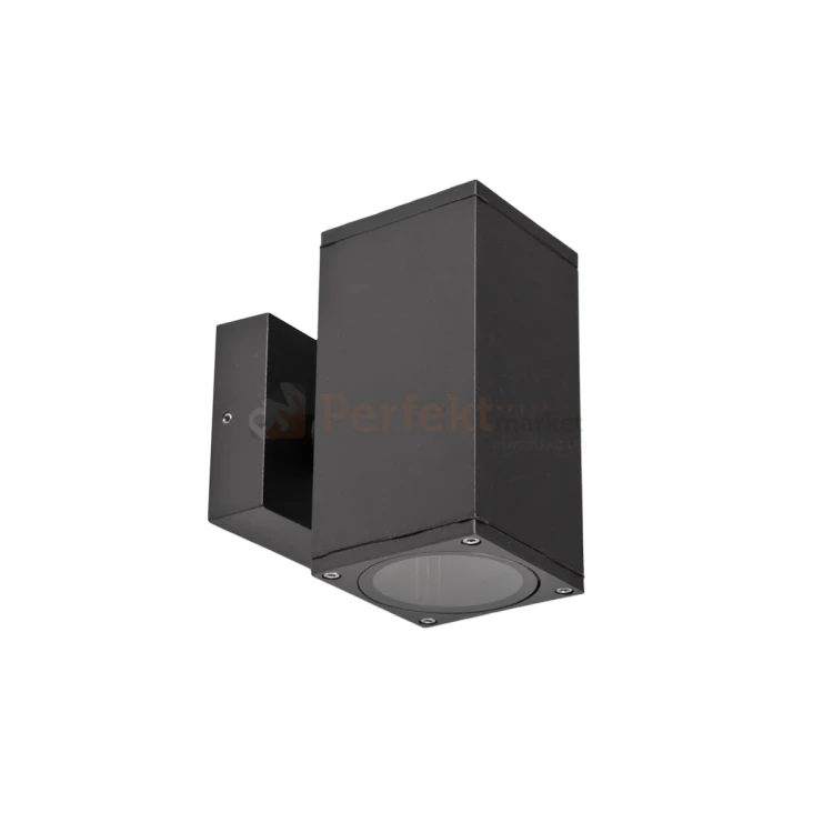 Kinkiet ścienny zewnętrzny elewacyjny MORRIS 2xGU10 czarny 1 perfektmarket.webp